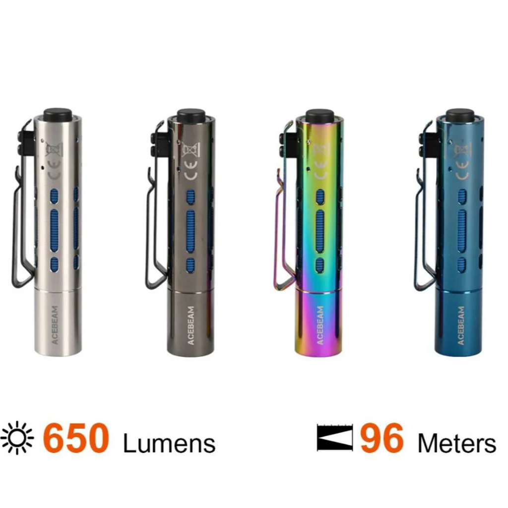 ACEBEAM Rider RX Đèn pin LED Nichia 219F high CRI90 Độ sáng 650lm Chiếu ...