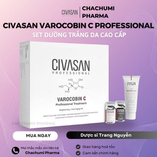 Set Dưỡng Trắng Da Cao Cấp Civasan Varocobin C Professional