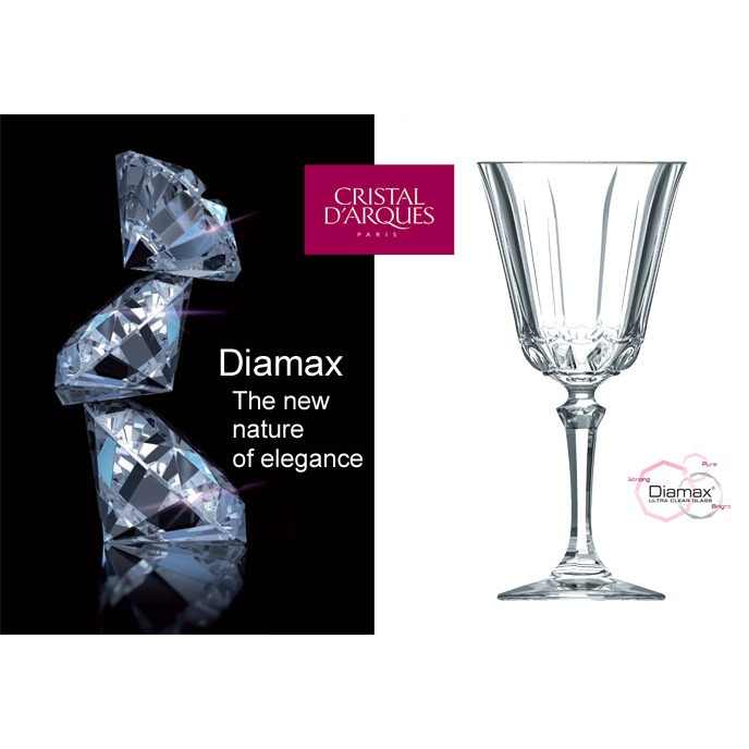 Bộ 6 ly vang pha lê 250ml Pháp Cristal d’Arque: Allure-21710
