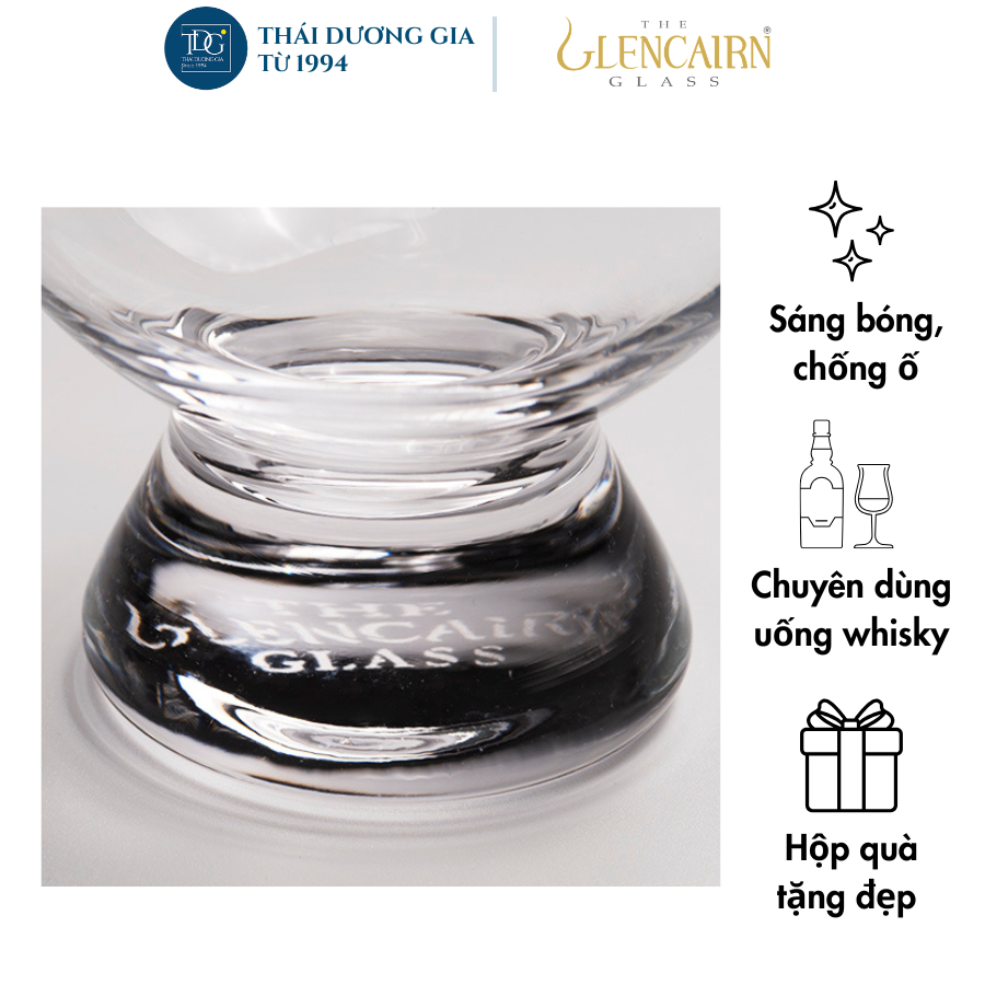 Ly rượu mạnh, thử rượu whisky Glencairn pha lê không chì Anh Quốc 200ml các loại - Thái Dương Gia