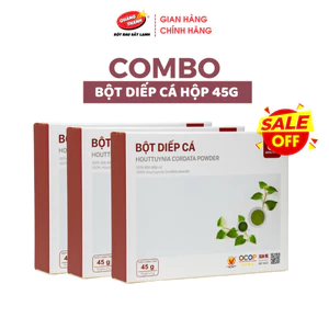 Bột Diếp Cá Nguyên Chất Quảng Thanh Hộp 45g (15 gói x 3g)