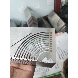 Thước bo góc sắt hộp 20-65mm- Tặng bút. Vật liệu dày, số rõ nét. Hành chất lượng cao