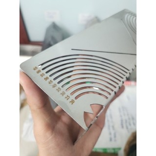 Thước bo góc sắt hộp 20-65mm- Tặng bút. Vật liệu dày, số rõ nét. Hành chất lượng cao