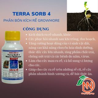 Phân Bón Lá NPK Terra Sorb 4 100ml - Phân Kích Rễ Growmore