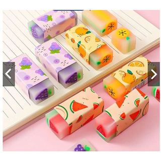 Tẩy bút chì hoa quả, đồ dùng học tập dễ thương gôm tẩy cute giá rẻ làm quà tặng