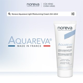Kem cấp nước giúp da mềm mại AQUAREVA  LIGHT MOISTURIZING CREAM 24H 40ML