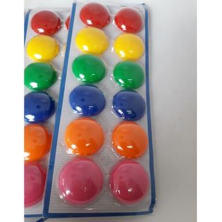 Nam châm tròn vỉ 12 viên đường kính 32mm, đồ dùng giáo cụ dạy học tiếng anh trong học tập của giáo viên tiểu học