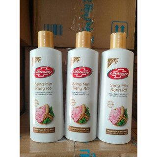 Sữa tắm than hoạt tính và cám gạo/ cica và muối hồng Lifebouy chai 100ml- hàng khuyến mãi