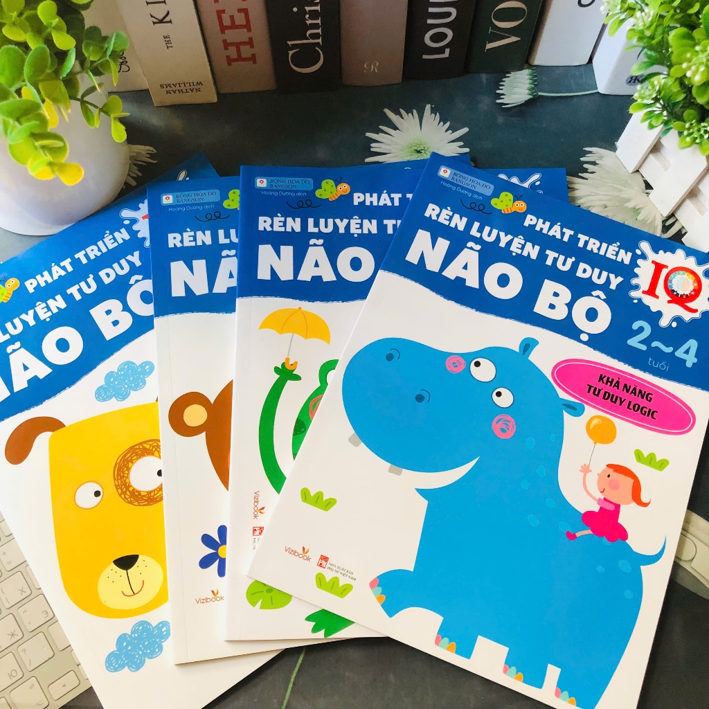 Ảnh Sách - Phát triển IQ rèn luyện tư duy não bộ cho bé 2 đến 4 tuổi - 4 chủ đề (Vizibook) 3