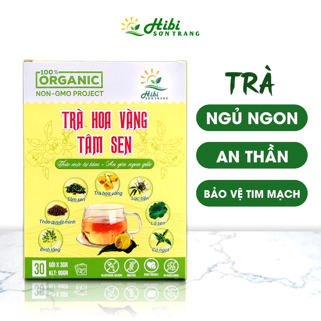 Sử Dụng Trà Tâm Sen Hoa Vàng Hibi Sơn Trang Trong Đời Sống