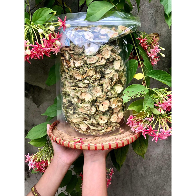 Mướp đắng rừng sấy khô( Khổ qua rừng ) thái lát hàng loại 1 xanh sạch đẹp cực thơm dễ uống 500gr