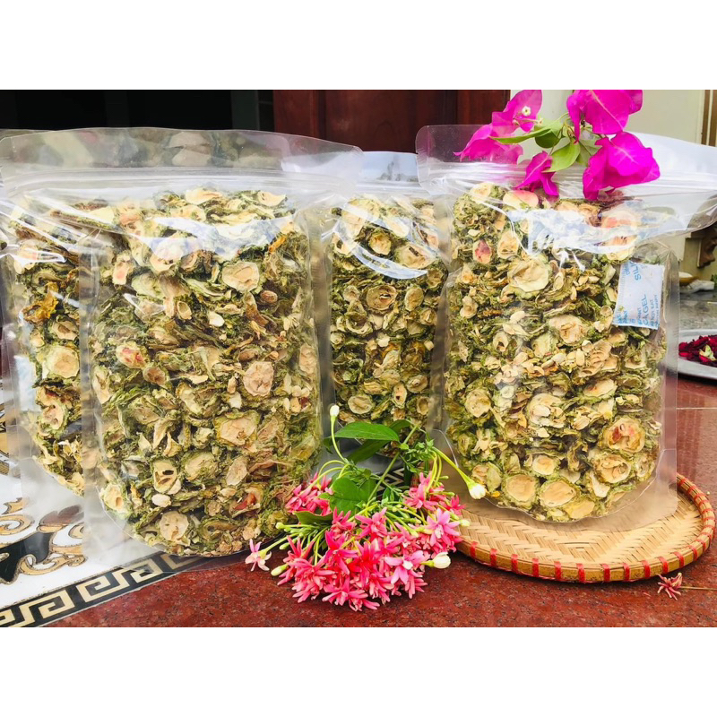 Mướp đắng rừng sấy khô( Khổ qua rừng ) thái lát hàng loại 1 xanh sạch đẹp cực thơm dễ uống 500gr