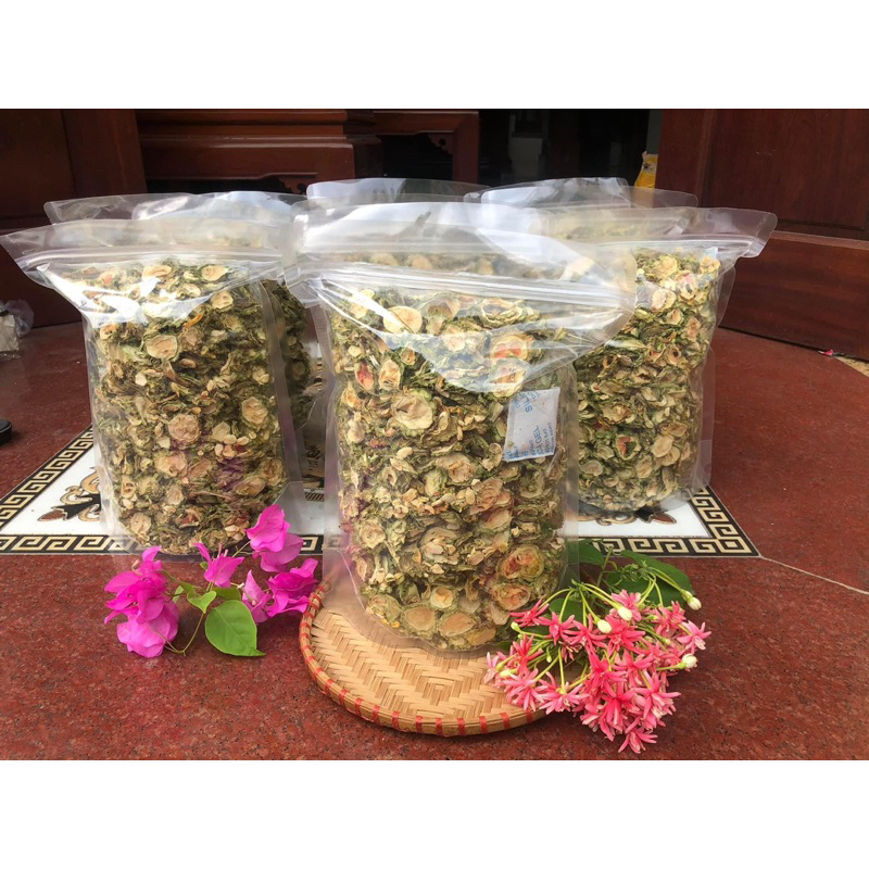 Mướp đắng rừng sấy khô( Khổ qua rừng ) thái lát hàng loại 1 xanh sạch đẹp cực thơm dễ uống 500gr