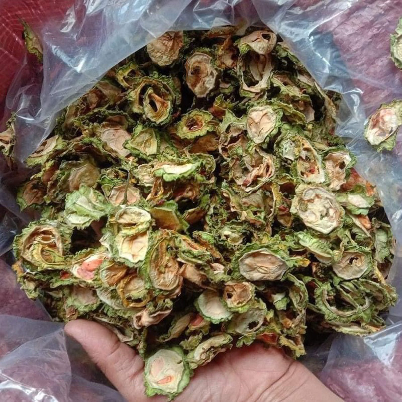 Mướp đắng rừng sấy khô( Khổ qua rừng ) thái lát hàng loại 1 xanh sạch đẹp cực thơm dễ uống 500gr
