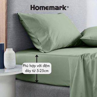Ga Giường Lụa Tencel 60S Cao Cấp Homemark 160x200/180x200cm Mềm Mịn, Thoáng Mát, Sang Trọng - FS1