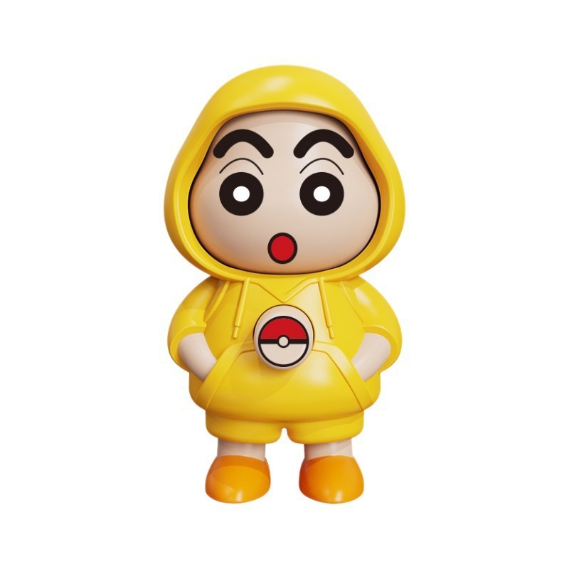 Móc Khóa Shin Đổi Mặt, Crayon Shin Chan Móc Khóa Có Nút Bấm Đổi Mặt 3Chế Độ Chuyển Đổi Khuân Mặt Vui Nhộn Xả Stress
