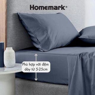 Ga Giường Lụa Tencel 60S Cao Cấp Homemark 160x200/180x200cm Mềm Mịn, Thoáng Mát, Sang Trọng - FS2