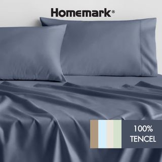 Ga Giường Lụa Tencel 60S Cao Cấp Homemark 160x200/180x200cm Mềm Mịn, Thoáng Mát, Sang Trọng - FS2