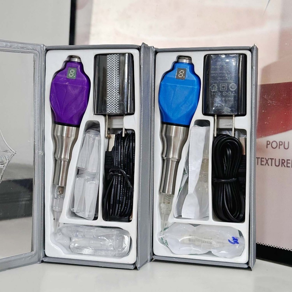 Máy thần thánh vuông có hiển thị màn hình led mẫu mới, chuyên dùng trong phun xăm thẩm mỹ - H064
