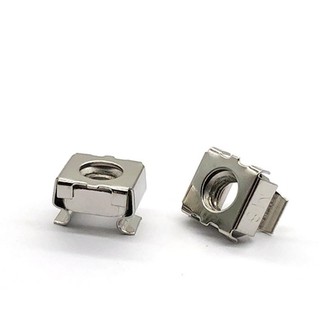 (Thép mạ niken) Đai ốc cài M4, M5,M6,M8,M10,M12 mạ niken trắng sáng như inox