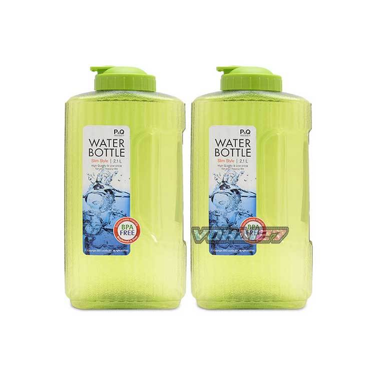 Bình đựng nước Lock&lock 2,1 lít xanh dương, xanh lá, trắng - Giao màu ngẫu nhiên