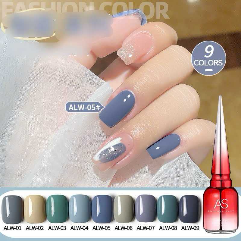 SET Sơn gel AS mẫu chai đỏ nhọn mã  ALW 9 chai 15ml siêu HOT siêu xịn