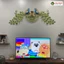 Đồng Hồ Treo Tường Trang Trí Công Phượng Khổng Tước Kim Trôi Size Đại 1M8 Lianzhang VIVA DECOR V2888