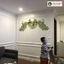 Đồng Hồ Treo Tường Trang Trí Công Phượng Khổng Tước Kim Trôi Size Đại 1M8 Lianzhang VIVA DECOR V2888