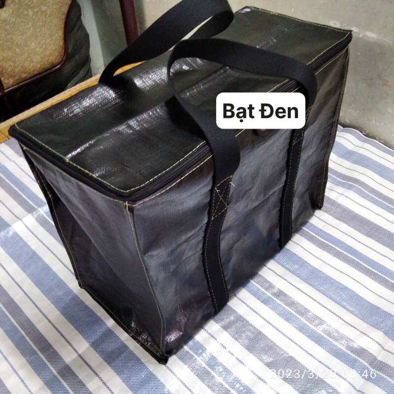 Túi Bạt đựng đồ chuyển nhà màu đen - Size 2