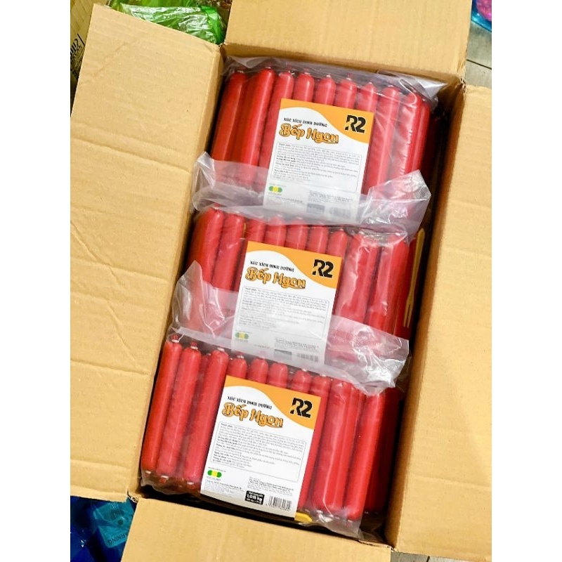 (Deal Siêu hời) Combo 2kg Xúc xích ăn liền dinh dưỡng Bếp Ngon R2 (1kg = 29 cây)