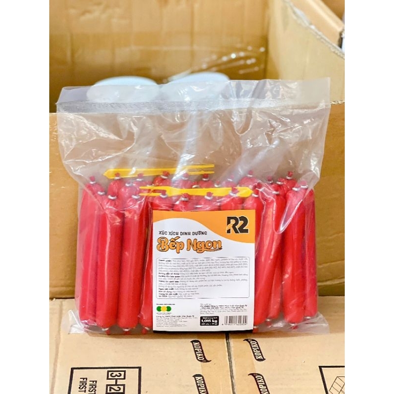(Deal Siêu hời) Combo 2kg Xúc xích ăn liền dinh dưỡng Bếp Ngon R2 (1kg = 29 cây)