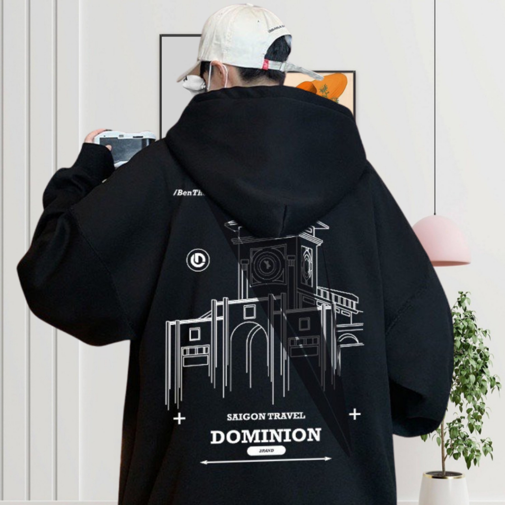Áo hoodie nam nữ unisex cặp đôi local brand nỉ ngoại form rộng có mũ ulzzang hàn quốc cute BẾN THÀNH - UNISEX K1