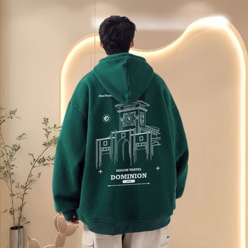 Áo hoodie nam nữ unisex cặp đôi local brand nỉ ngoại form rộng có mũ ulzzang hàn quốc cute BẾN THÀNH - UNISEX K1