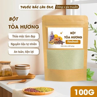 Bột tỏa hương cơ thể 100g mix bột huân thảo, cảo bản, bạch chỉ tạo hương thơm tự nhiên, khử mùi hôi