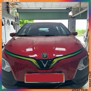 Decal dán thanh Crom Vinfast VF5 (carbon 6D) - PVC cao cấp không thấm nước, không phai màu, không để lại keo