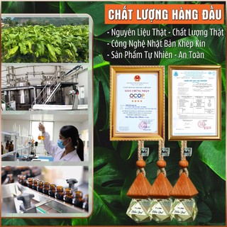 Tinh dầu treo xe ô tô Yumi hương thơm tự nhiên, khử mùi, an toàn. Tinh dầu treo xe hơi nguyên chất