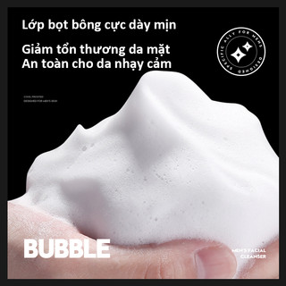 Sữa rửa mặt cho nam sạch dầu nhờn ngừa mụn - kiểm soát dầu mạnh mẽ làm sạch sâu mụn ngừa mụn da dầu sữa rửa mặt