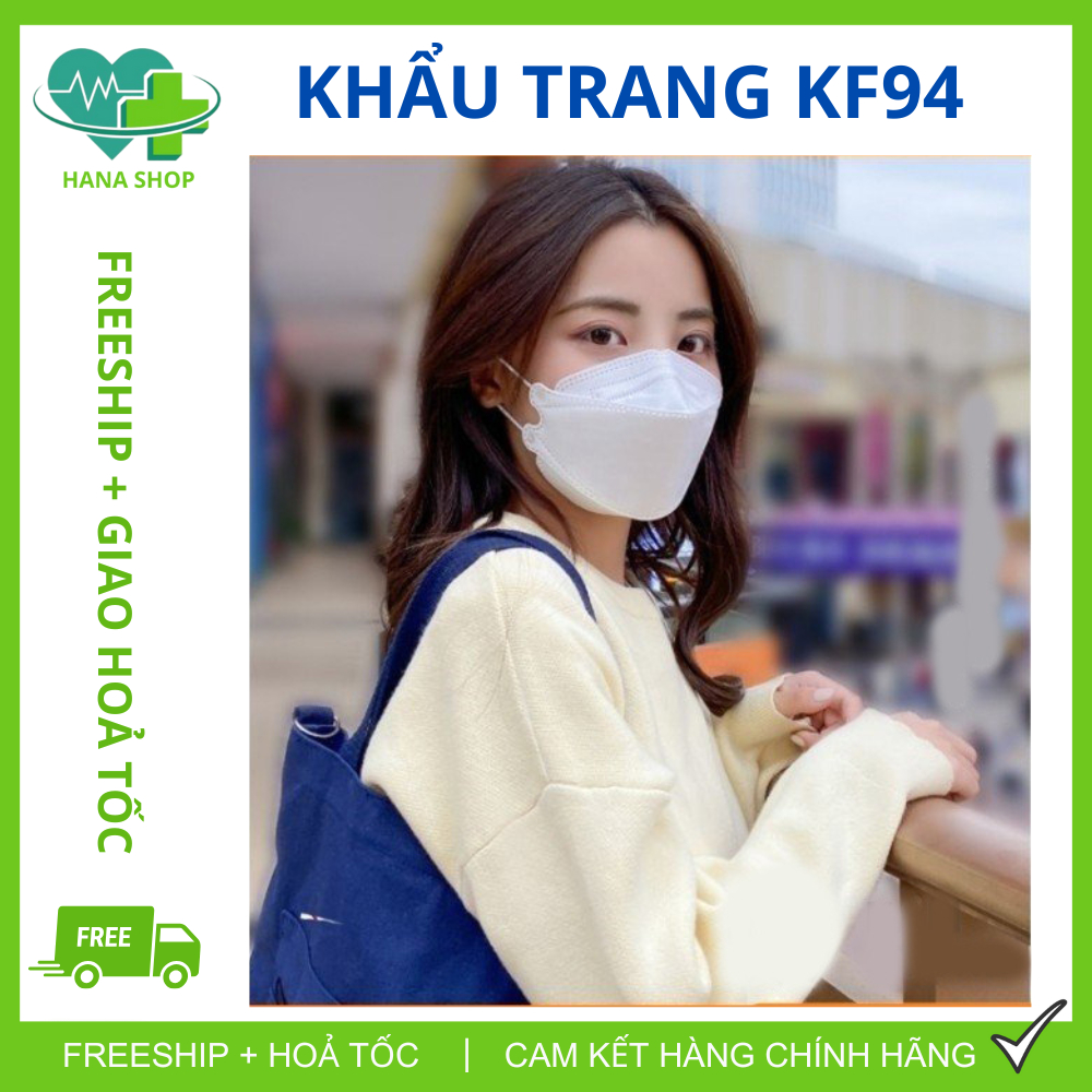 [Thùng 300 Cái] Khẩu Trang KF94 UNI MASK Chính Hãng 4 Lớp Chống Bụi Mịn Kháng Khuẩn Chống Tia UV