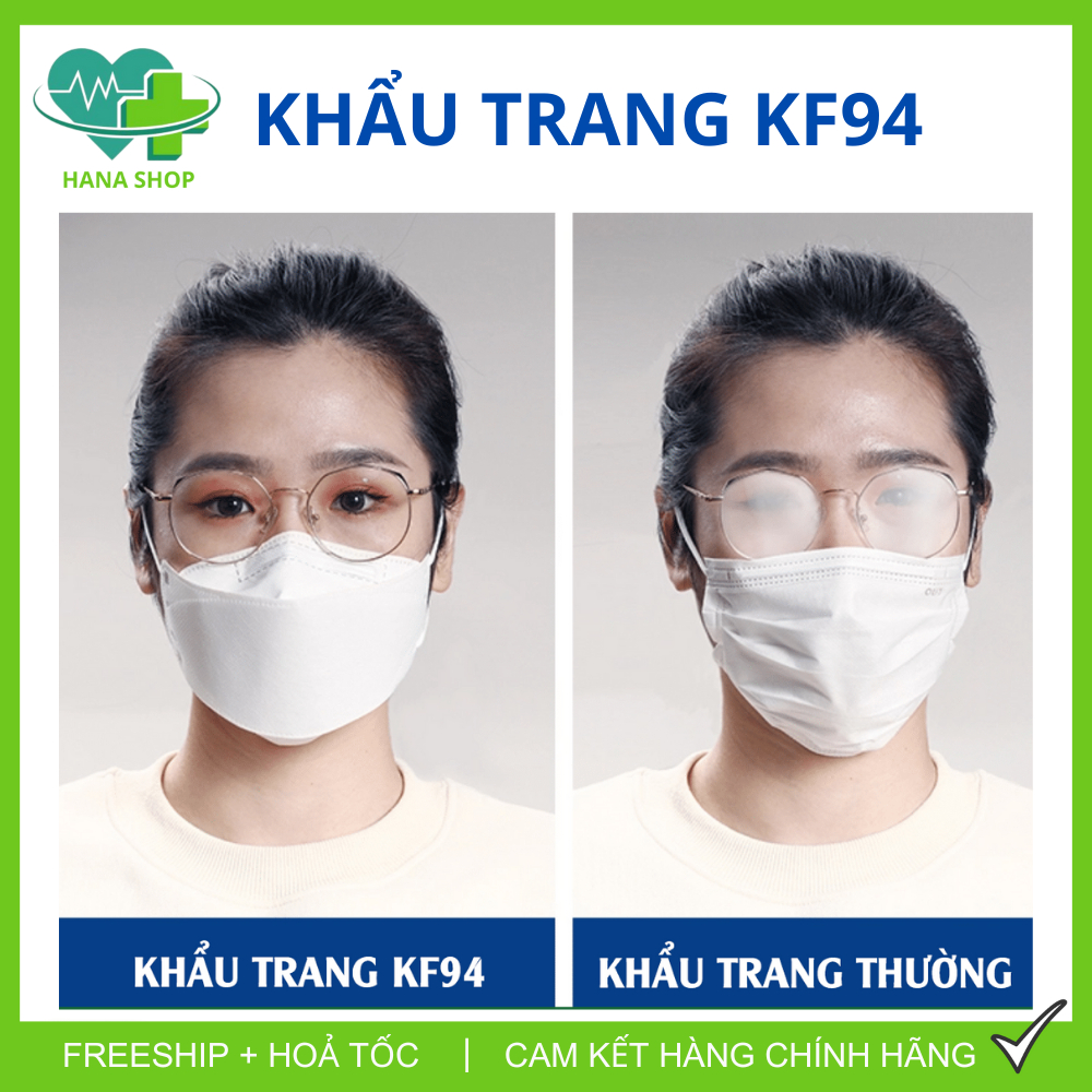 [Thùng 300 Cái] Khẩu Trang KF94 UNI MASK Chính Hãng 4 Lớp Chống Bụi Mịn Kháng Khuẩn Chống Tia UV