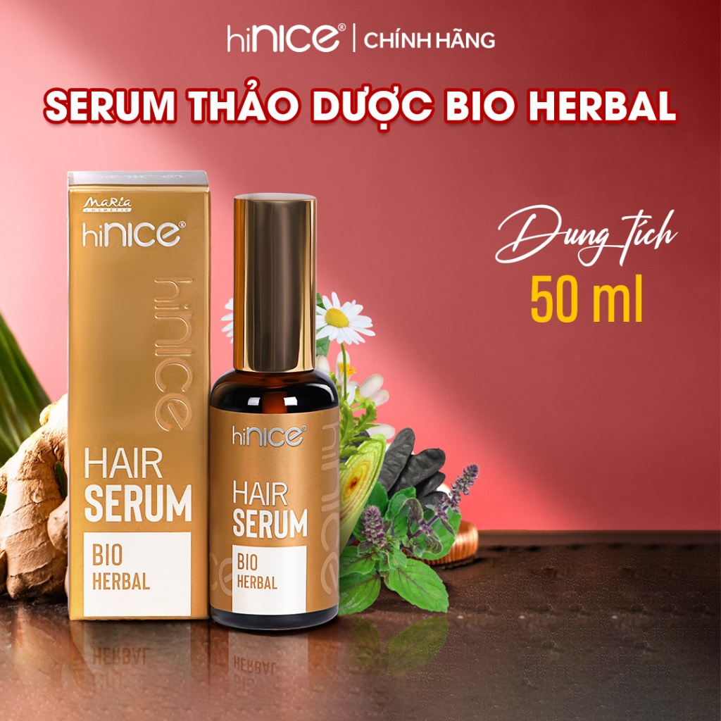 Ảnh Serum Dưỡng Tóc hiNICE Bio Herbal Hỗ Trợ Detox Da Đầu, Nuôi Dưỡng Nang Tóc 1