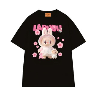 Áo Thun Gấu LABUBU Công Chúa NGỐ TEE, Áo Phông Unisex Tay Lỡ Vải Cotton Thoáng Mát Mềm Mịn