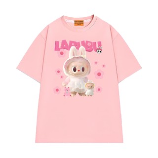 Áo Thun Gấu LABUBU Công Chúa NGỐ TEE, Áo Phông Unisex Tay Lỡ Vải Cotton Thoáng Mát Mềm Mịn