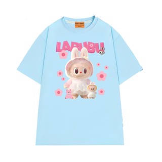 Áo Thun Gấu LABUBU Công Chúa NGỐ TEE, Áo Phông Unisex Tay Lỡ Vải Cotton Thoáng Mát Mềm Mịn