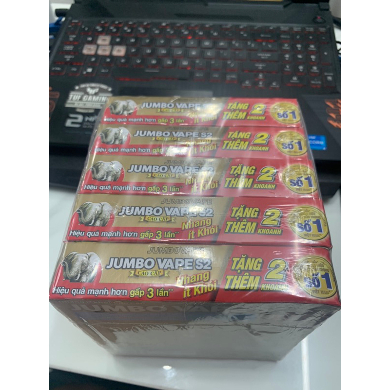 Nhang muỗi Jumbo Cao Cấp Ít Khói Hộp 10 Khoanh Tặng Thêm 2 Khoanh