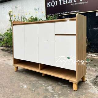Tủ giày cửa mở gỗ N90cm TG999
