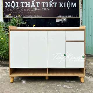 Tủ giày cửa mở gỗ N90cm TG999