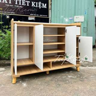Tủ giày cửa mở gỗ N90cm TG999