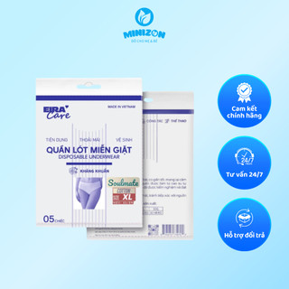 Set 5 Chiếc Quần Lót Cotton Dùng 1 Lần Soulmate Eira Care Đủ Size L - XXL