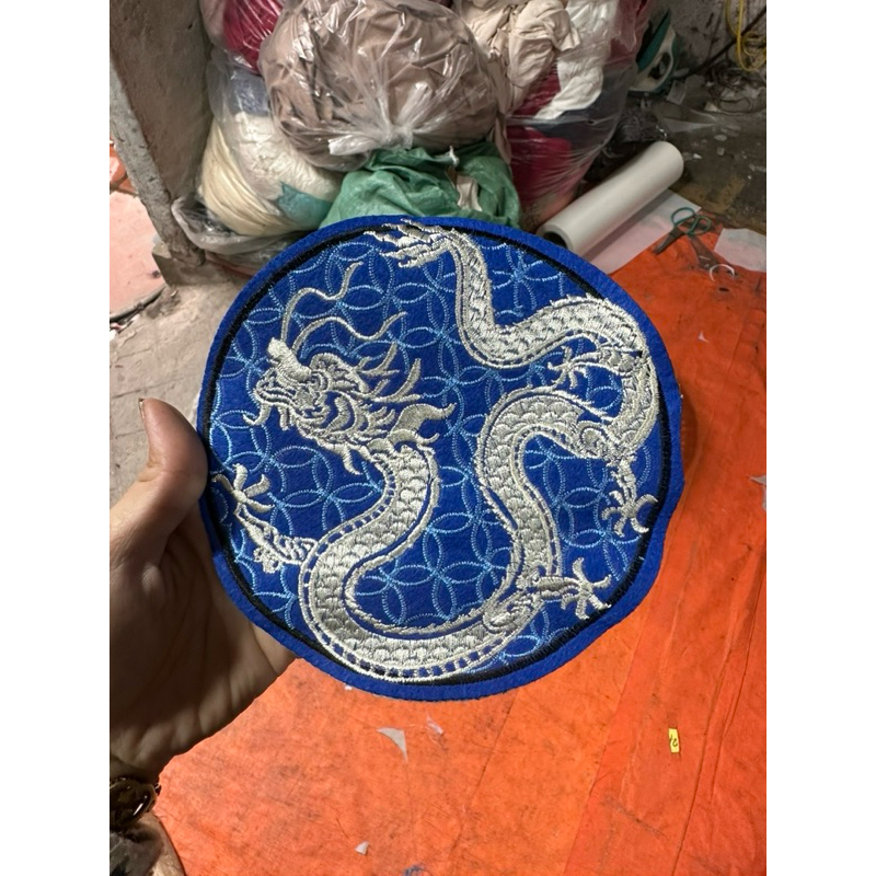 tròn rồng xanh ủi nhiệt logo sticker | Shopee Việt Nam