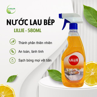 Nước lau kính LILLIE by Caroline 580ml lau sạch mọi vết bẩn
